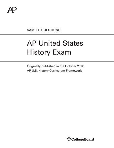 AP United States History Exam Questions